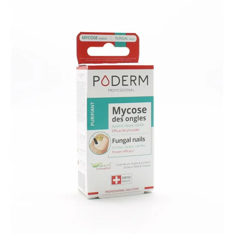 Poderm Purifiant Mycose des Ongles 8ml - Univers Pharmacie