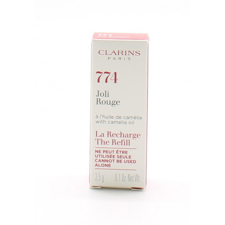Clarins Joli Rouge Satin La Recharge Pink Blossom 774 3,5g - Univers Pharmacie