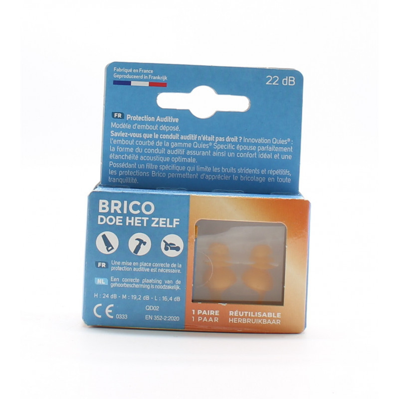 Quies Specific Brico Protections Auditives 1 paire - Univers Pharmacie Quies Specific Brico Protections Auditives 1 paire - Univers Pharmacie