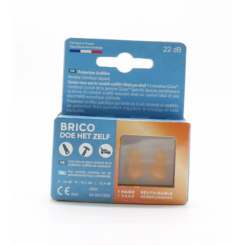 Quies Specific Brico Protections Auditives 1 paire - Univers Pharmacie