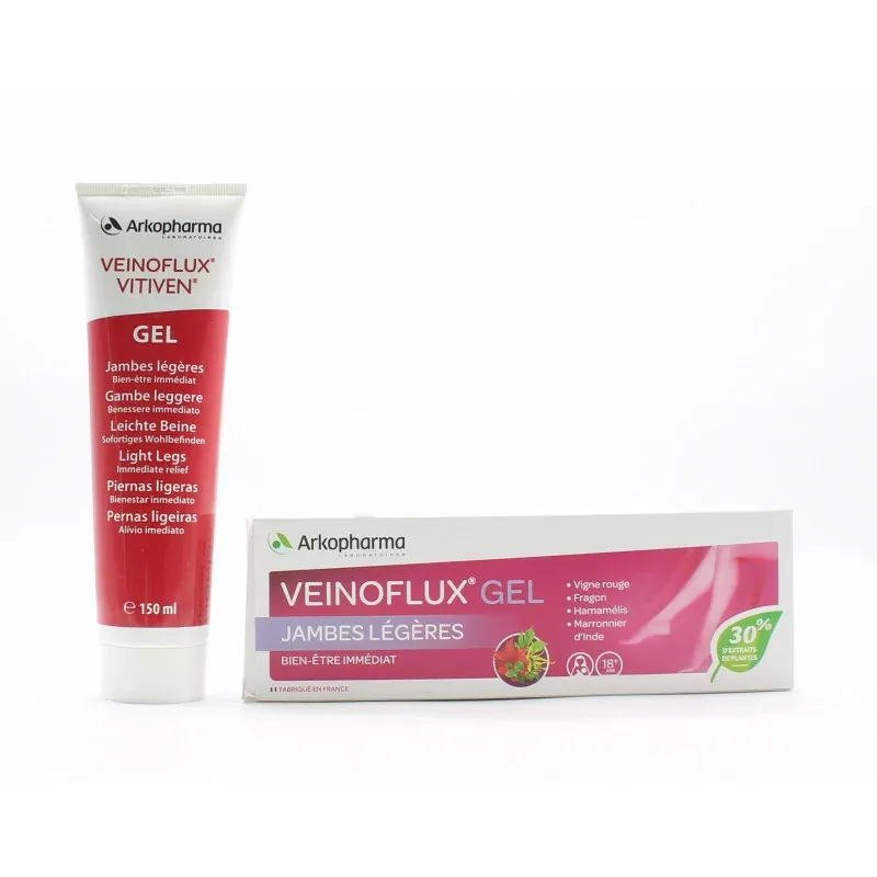 Arkopharma Veinoflux Gel Jambes Légères 150ml - Univers Pharmacie
