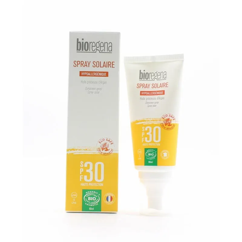 Bioregena Spray Solaire SPF30 Bio 90ml - Univers Pharmacie
