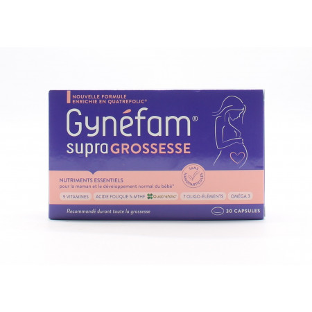 Gynépham Supra Grossesse 30 capsules - Univers Pharmacie