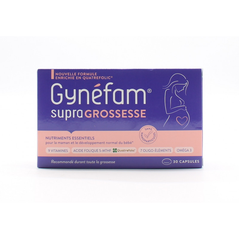 Gynépham Supra Grossesse 30 capsules - Univers Pharmacie