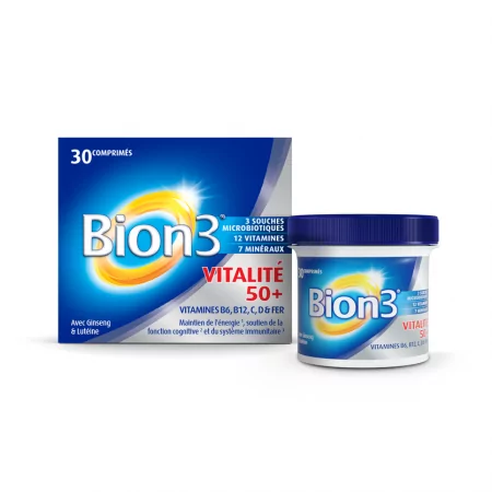 Bion3 Vitalité 50+ 30 comprimés - Univers Pharmacie