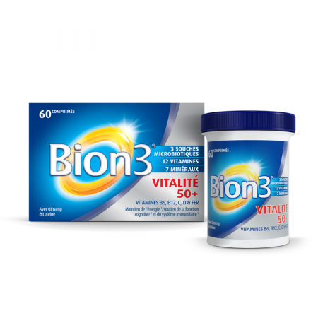Bion3 Vitalité 50+ 60 comprimés - Univers Pharmacie