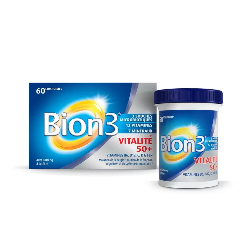 Bion3 Vitalité 50+ 60 comprimés - Univers Pharmacie