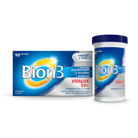 Bion3 Vitalité 50+ 90 comprimés - Univers Pharmacie