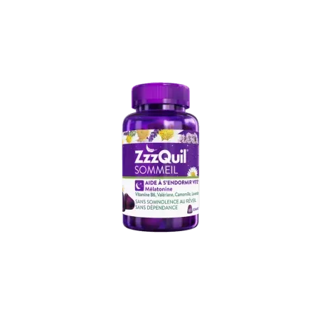 ZzzQuil Sommeil Arôme Fruits des Bois 60 gommes - Univers Pharmacie