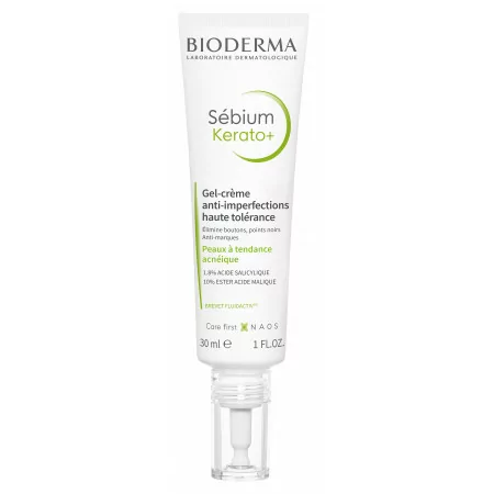 Bioderma Sébium Kerato+ Gel Crème Anti-imperfections 30ml - Univers Pharmacie