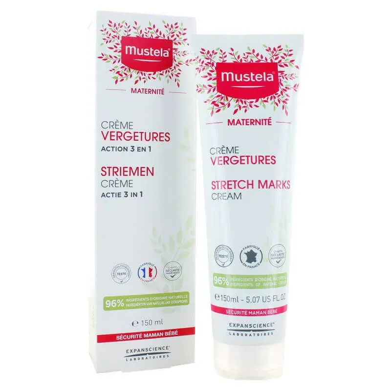 Mustela Crème Vergetures 3en1 150ml - Univers Pharmacie