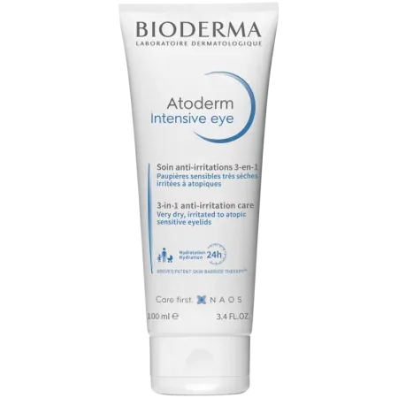 Bioderma Atoderm Intensive Eye Soin 3en1 100ml - Univers Pharmacie