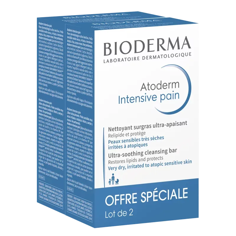Bioderma Atoderm Intensive Pain Surgras Ultra-apaisant X2 - Univers Pharmacie