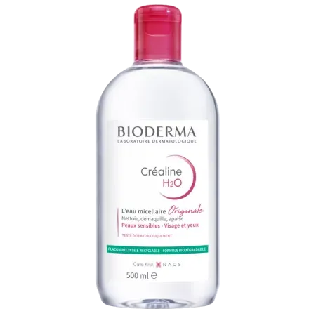 Bioderma Créaline H2O Solution Micellaire Démaquillante 500ml -  Univers Pharmacie