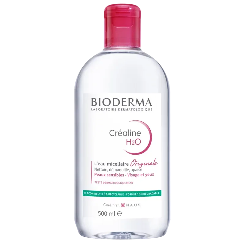Bioderma Créaline H2O Solution Micellaire Démaquillante 500ml -  Univers Pharmacie