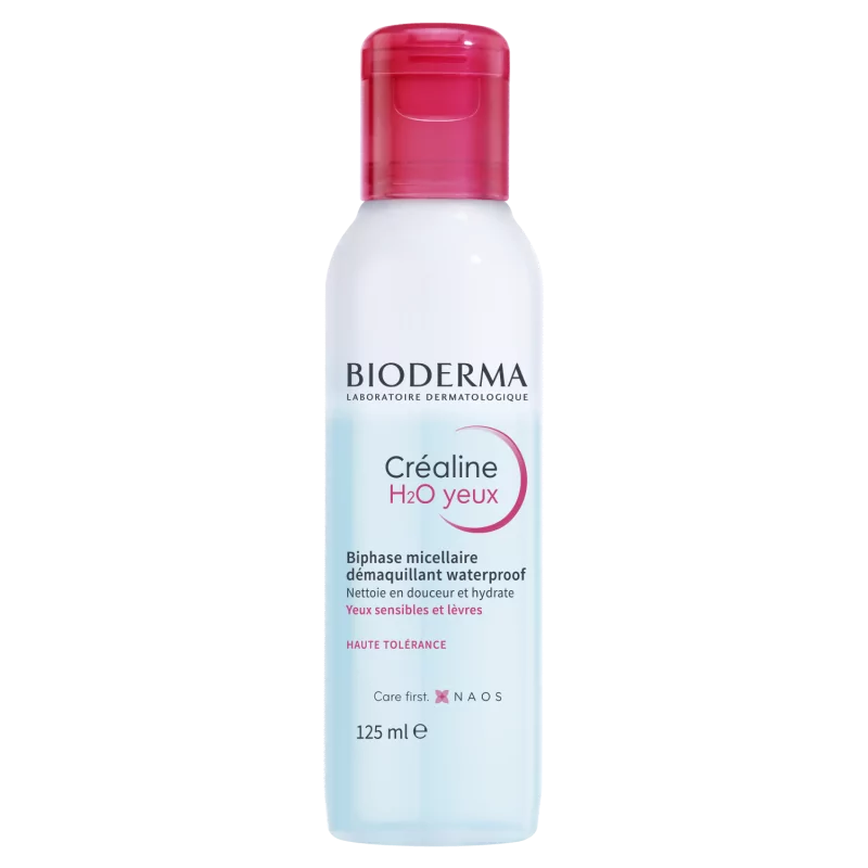 Bioderma Créaline H2O Yeux Biphase Micellaire 125ml - Univers Pharmacie