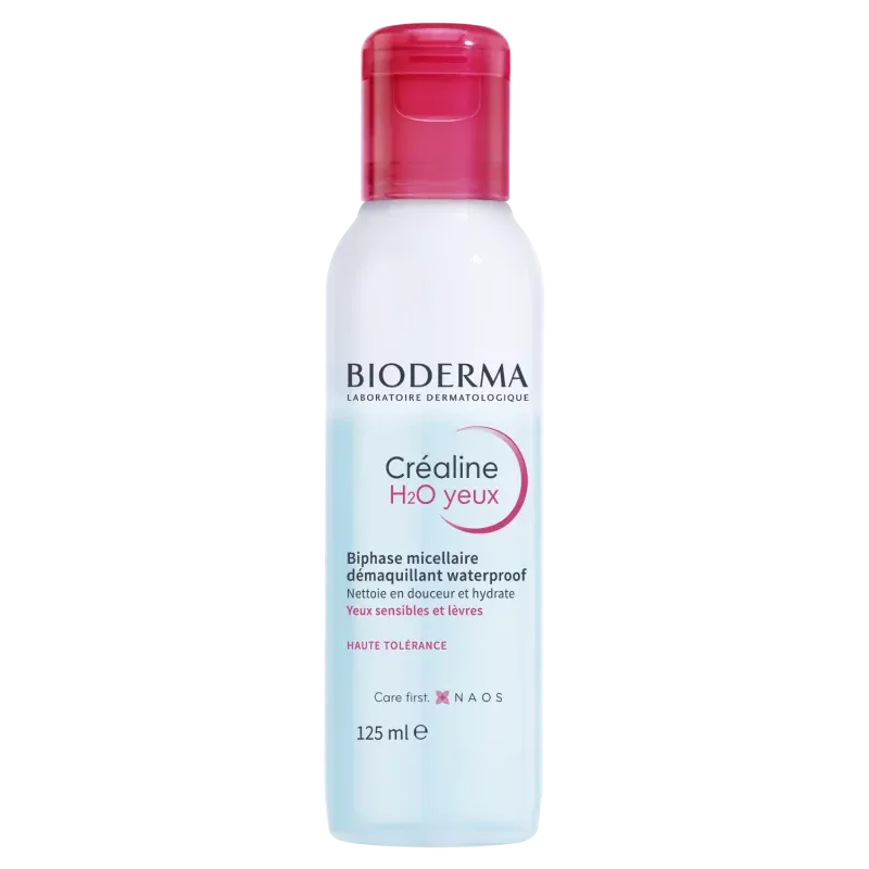 Bioderma Créaline H2O Yeux Biphase Micellaire 125ml - Univers Pharmacie