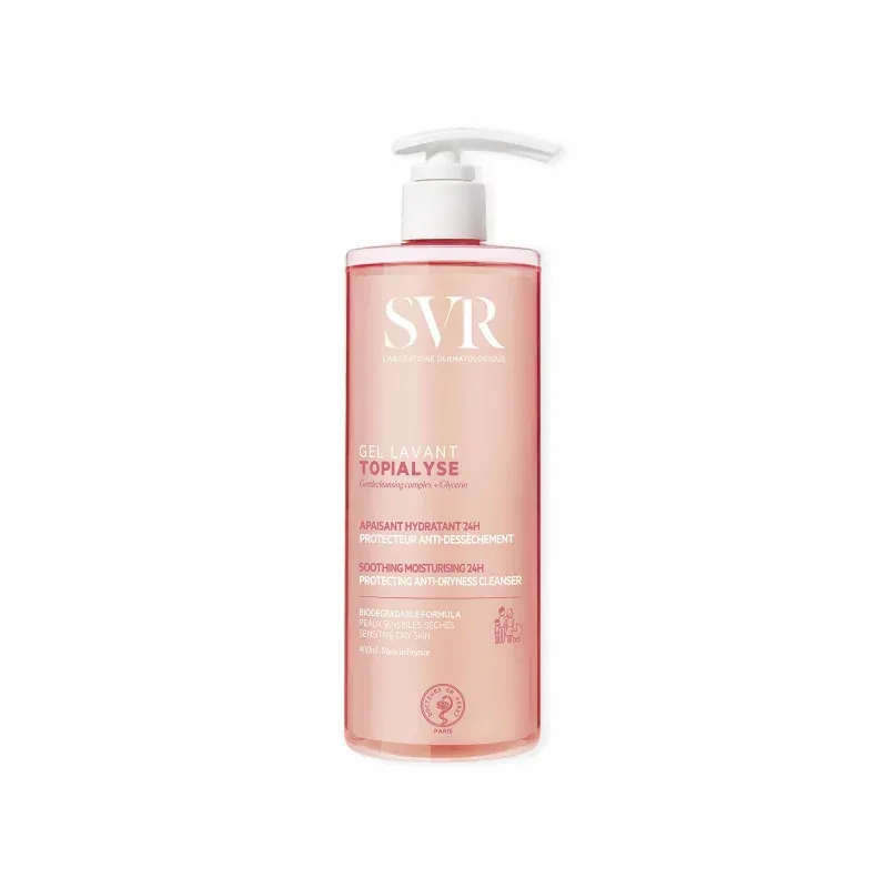 SVR Topialyse Gel Lavant Apaisant Hydratant 400ml - Univers Pharmacie