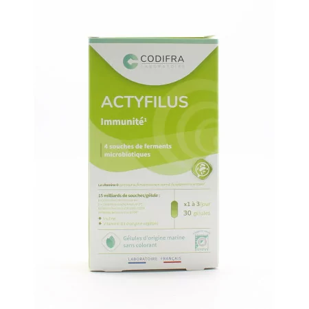 Codifra Actyfilus 30 gélules