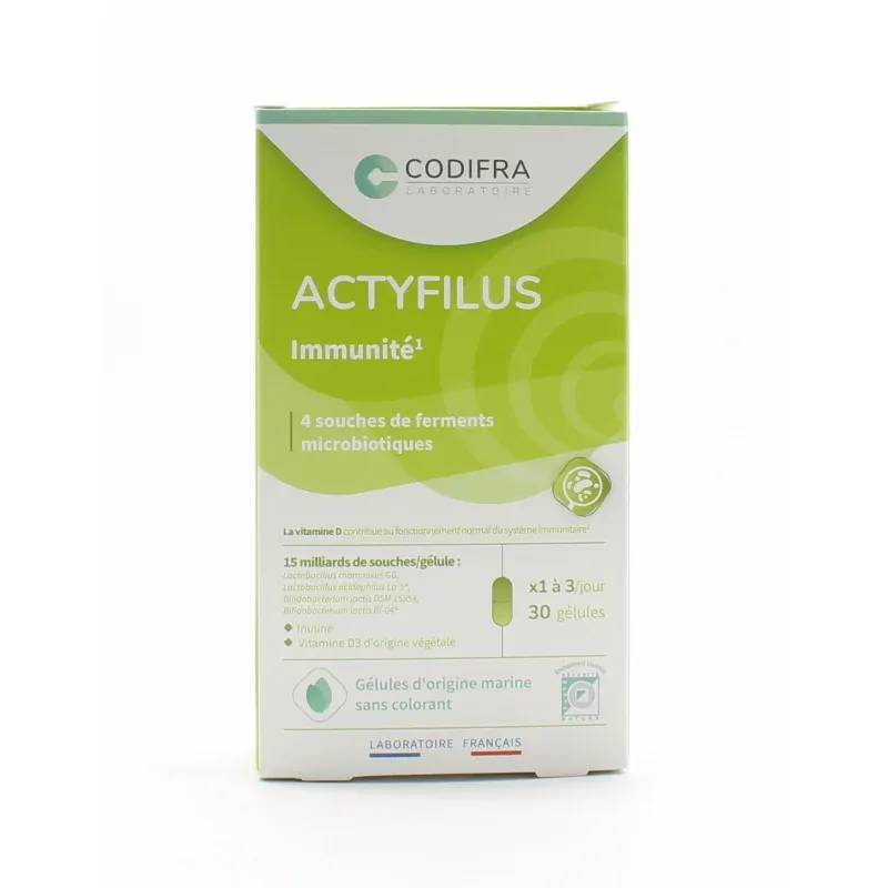 Codifra Actyfilus 30 gélules