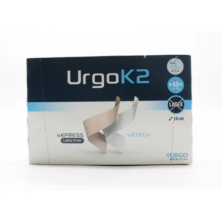 Urgo K2 Kit Free Bande de Compression 40mm/Hg 25X32cm/10cm - Univers Pharmacie