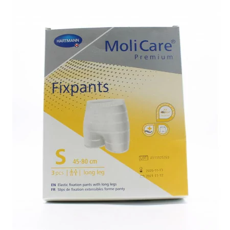 MoliCare Premium Fixpants Long Leg Taille S 3 Pièces - Univers Pharmacie
