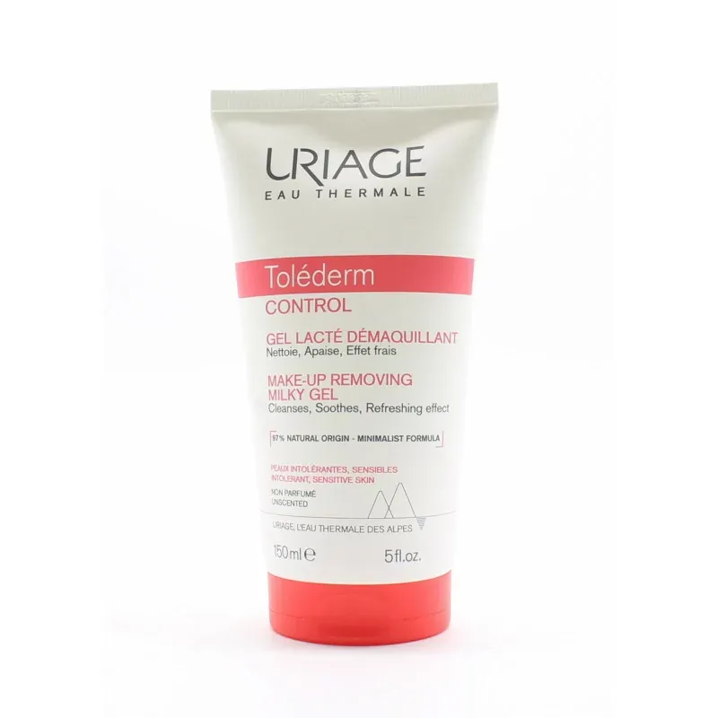 Uriage Toléderm Control Gel Lacté Démaquillant 150ml  - Univers Pharmacie