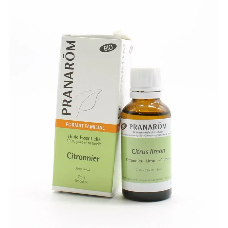 Pranarôm Bio Huile Essentielle Citronnier 30ml - Univers Pharmacie