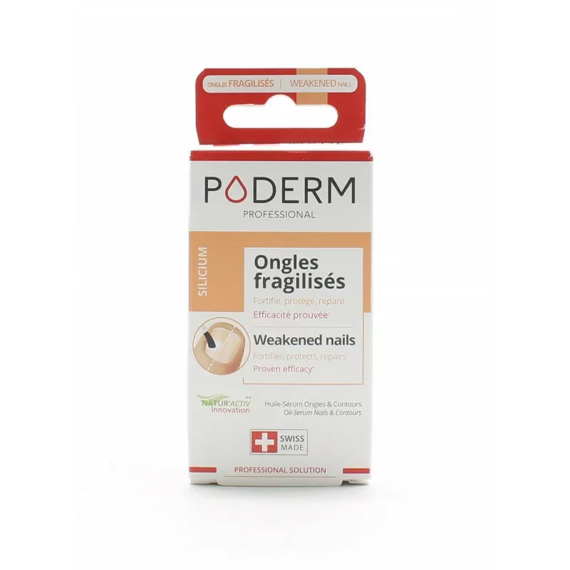 Poderm Silicium Sérum Ongles Fragilisés 8ml - Univers Pharmacie