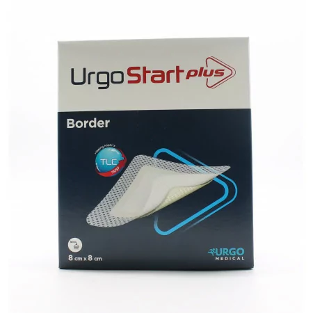 UrgoStart Plus Border 8X8cm 16 pansements - Univers Pharmacie