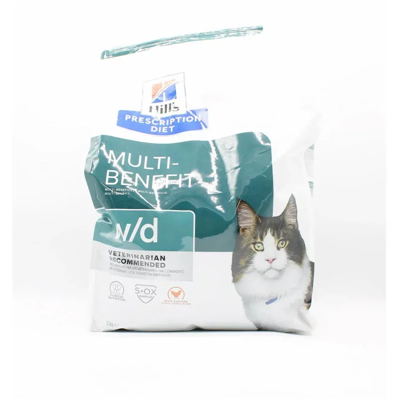 Hill's Prescription Diet Multi-Benefit w/d Chat 3kg - Univers Pharmacie