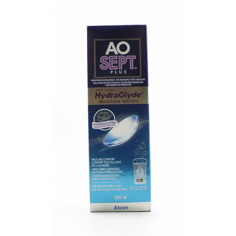Aosept Plus HydraGlyde Moisture Matrix 360ml - Univers Pharmacie