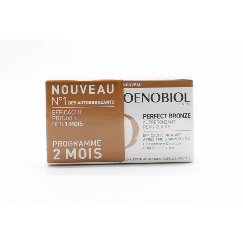 Oenobiol Perfect Bronze Autobronzant Peau Claire 2X30 capsules