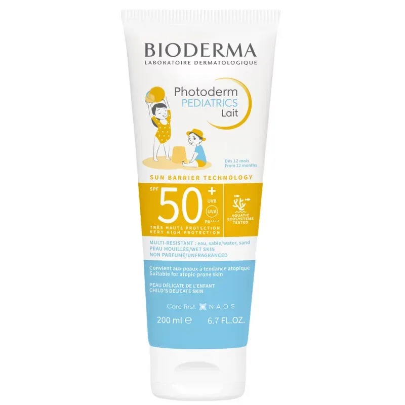 Bioderma Photoderm Pediatrics Lait SPF50+ 200ml - Univers Pharmacie