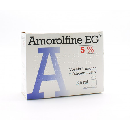 Amorolfine EG 5% 2,5ml - Univers Pharmacie