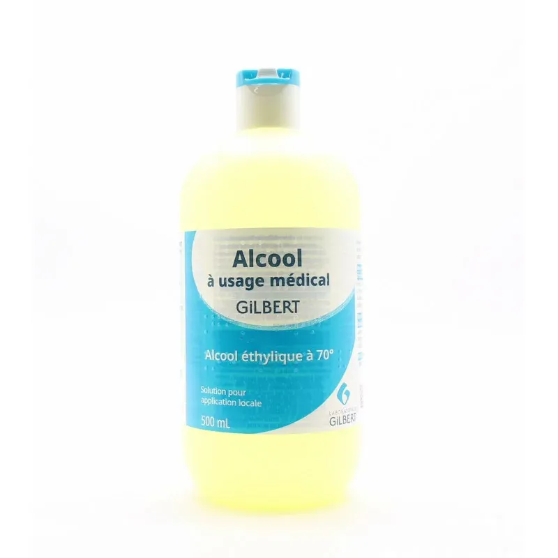 Gilbert Alcool Ethylique à 70° 500ml - Univers Pharmacie