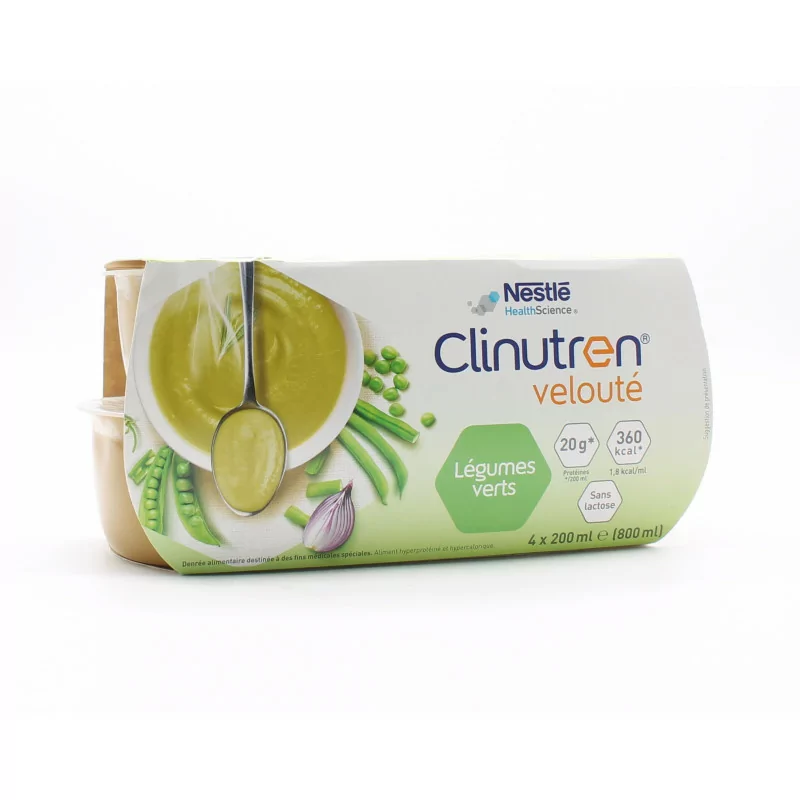 Clinutren Velouté Légumes Verts 4X200ml - Univers Pharmacie