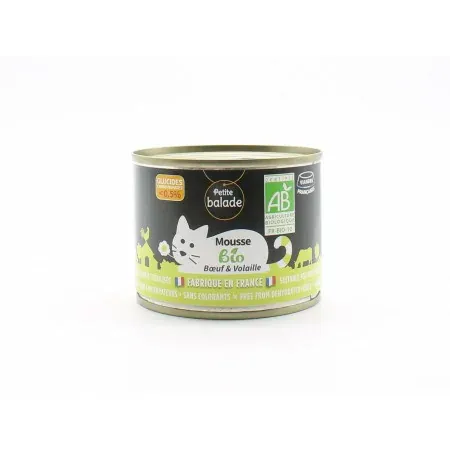 Petite Balade Mousse Bio Bœuf et Volaille 200g - Univers Pharmacie