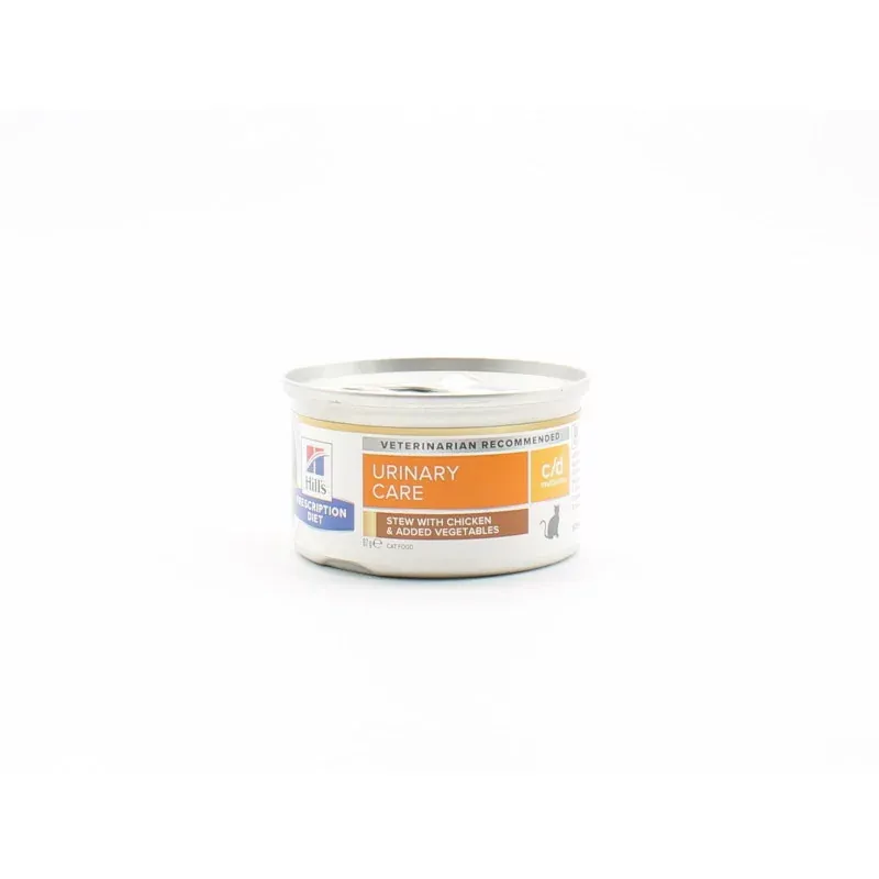 Hill's Prescription Diet Urinary Care c/d Multicare Poulet et Légumes Chat 82g - Univers Pharmacie