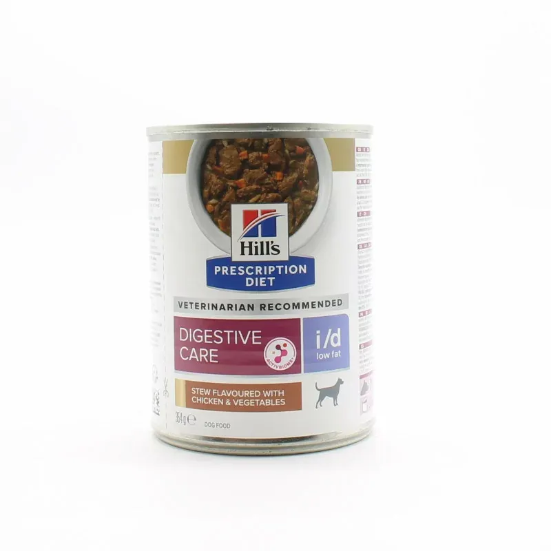 Hill's Prescription Diet Digestive Care Chien Mijotée Poulet et LégumesI/D 354g - Univers Pharmacie