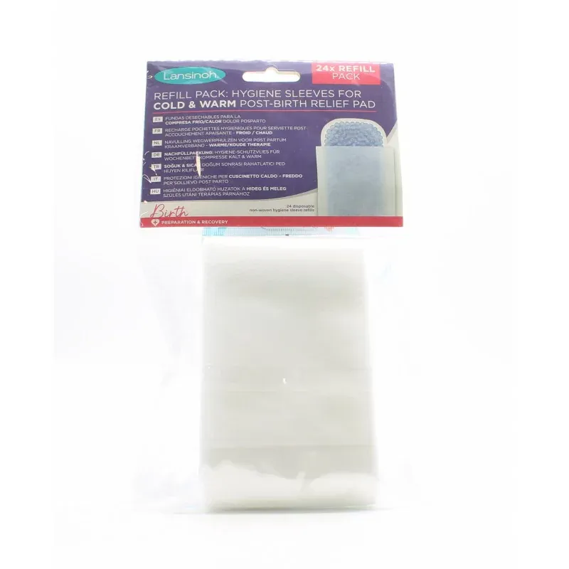 Lansinoh Recharge Pochettes Hygiéniques pour Serviette Post-accouchement X24 - Univers Pharmacie