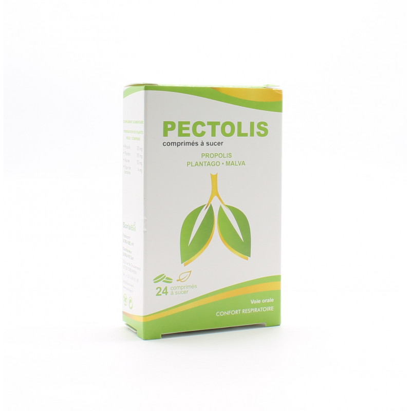 Pectolis Syrup Pectolis Confort Respiratoire 24 comprimés à sucer | Univers Pharmacie