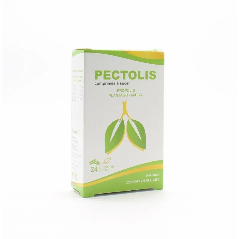 Pectolis Confort Respiratoire 24 comprimés à sucer - Univers Pharmacie