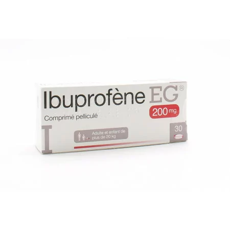 Ibuprofène EG 200mg 30 comprimés - Univers Pharmacie