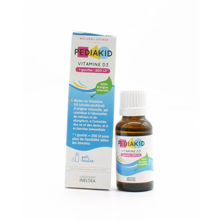 Pediakid Vitamine D3 20ml - Univers Pharmacie