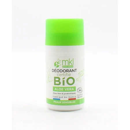 MKL Déodorant Certifié Bio Aloe Vera et Probiotiques 50ml - Univers Pharmacie