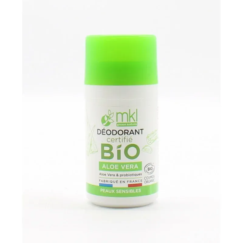 MKL Déodorant Certifié Bio Aloe Vera et Probiotiques 50ml - Univers Pharmacie