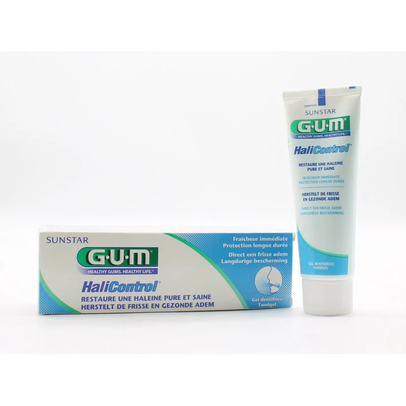 GUM HaliControl Gel Dentifrice 75ml - Univers Pharmacie