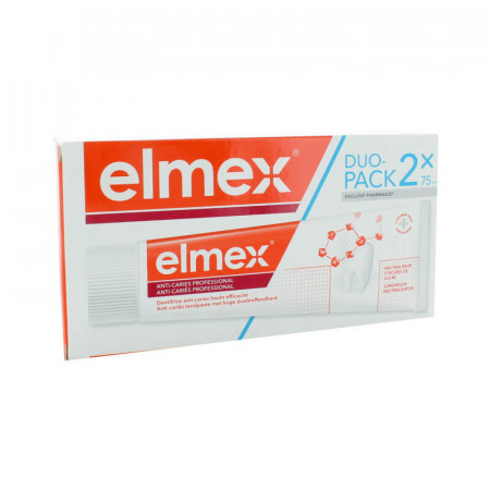 Elmex Anti-Caries Professional Dentifrice 2X75ml - Univers Pharmacie