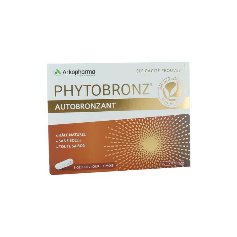 Arkopharma Phytobronz Autobronzant 30 gélules - Univers Pharmacie